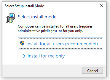 Select Setup Install Mode by BERQAS.COM