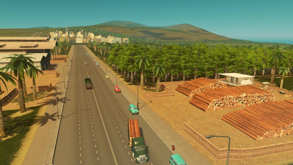 Hutan Tanaman Industri di Cities Skyline