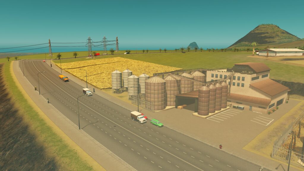 Pabrik Tepung di Cities Skylines
